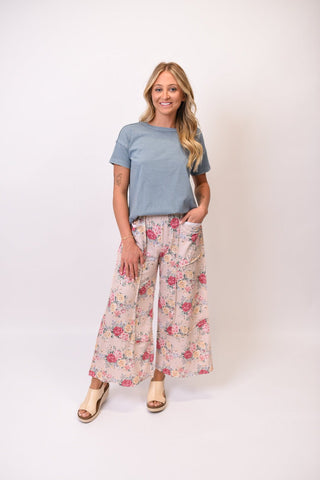 Vintage Bloom Wide Leg Pants - Shop Rust & Ruffles