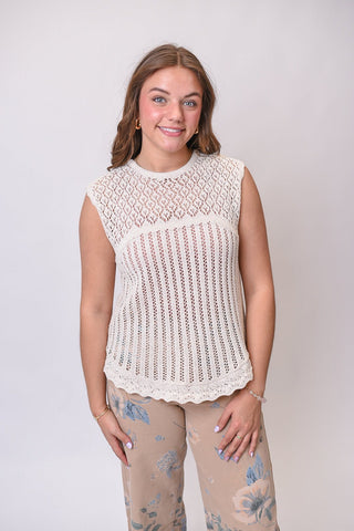 Warm Breeze Crochet Top - Shop Rust & Ruffles