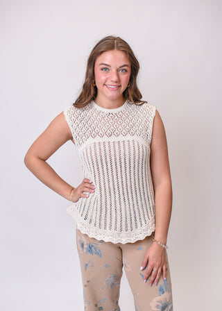 Warm Breeze Crochet Top - Shop Rust & Ruffles