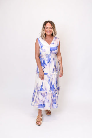 Watercolor Waltz Midi Dress - Shop Rust & Ruffles