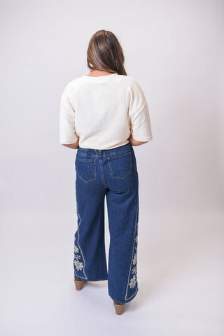 Weekend Muse Embroidered Jeans - Shop Rust & Ruffles