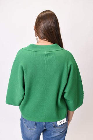 Weekend Whisper Knit Top in Green - Shop Rust & Ruffles