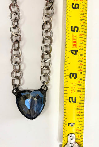 Whimsy & Relic Blue Heart Necklace - Shop Rust & Ruffles