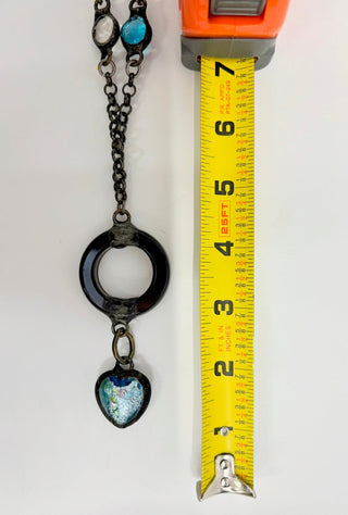 Whimsy & Relic Circle and Heart Necklace - Shop Rust & Ruffles