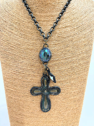 Whimsy & Relic Cross Necklace - Shop Rust & Ruffles