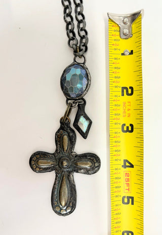 Whimsy & Relic Cross Necklace - Shop Rust & Ruffles