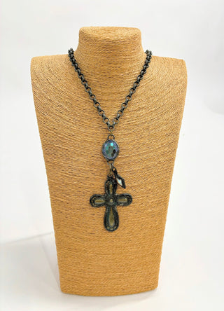 Whimsy & Relic Cross Necklace - Shop Rust & Ruffles