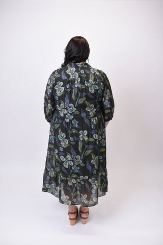 Wild Bloom Midi Dress in Curvy - Shop Rust & Ruffles