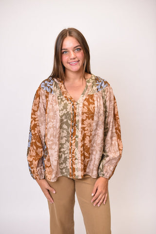 Wildflower Patch Blouse - Shop Rust & Ruffles