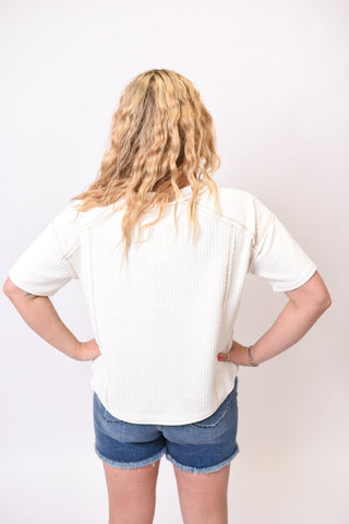 Windows Down Henley Tee - Shop Rust & Ruffles