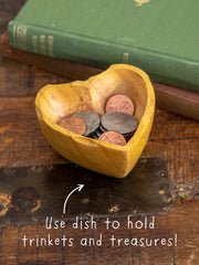 Wooden Heart Candle - Shop Rust & Ruffles