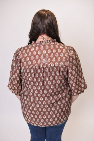 Woodland Relic Blouse in Curvy - Shop Rust & Ruffles