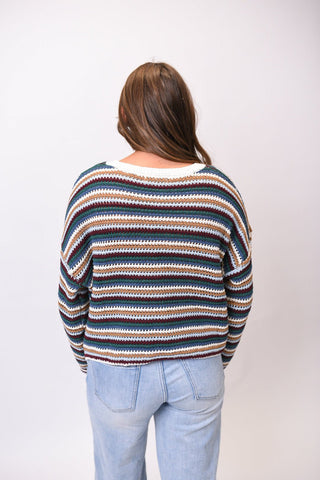 Woven Roots Striped Sweater - Shop Rust & Ruffles
