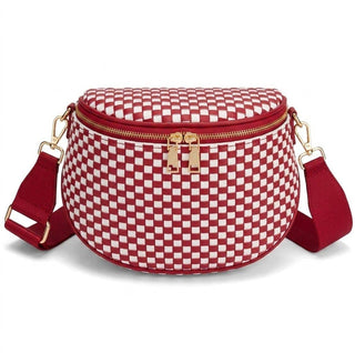 Yareli Woven Sling/Crossbody Bag: Red - Shop Rust & Ruffles