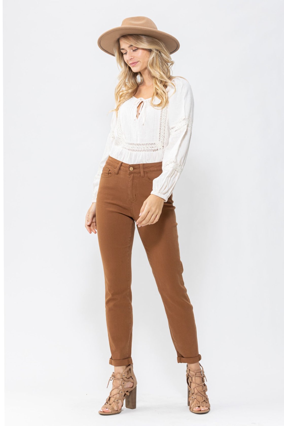 Calling Fall Brown Judy Blue Jeans