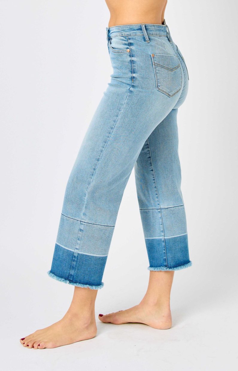 Hang On Cropped Judy Blue Jeans